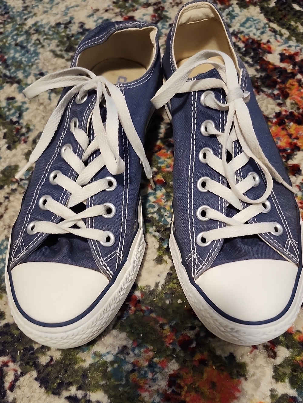 Converse All Star Navy Low-Top Sneakers - Wmn Sz9